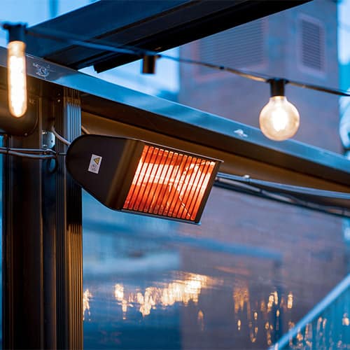 بخاری تابشی آریاتبیس برای فصای باز